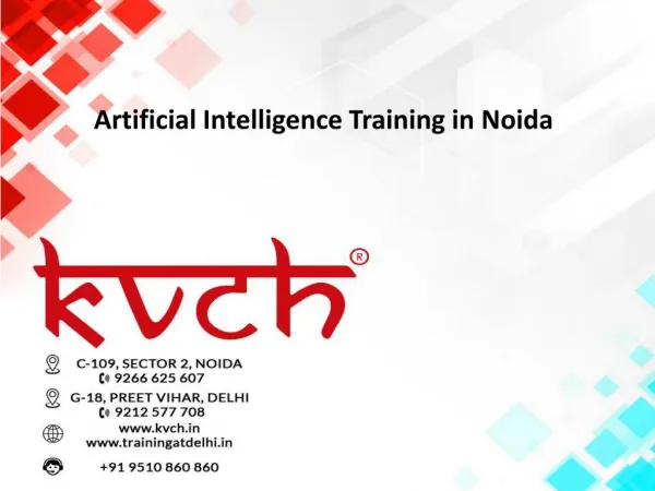 Artificial intelligence training in Noida