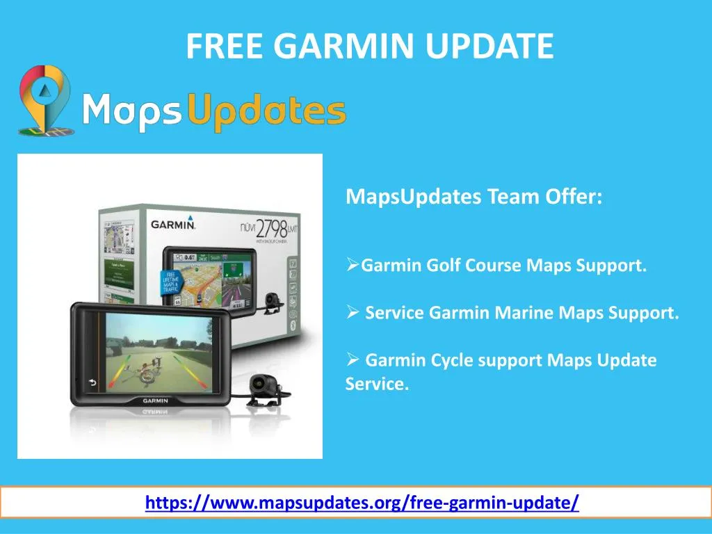 free garmin update