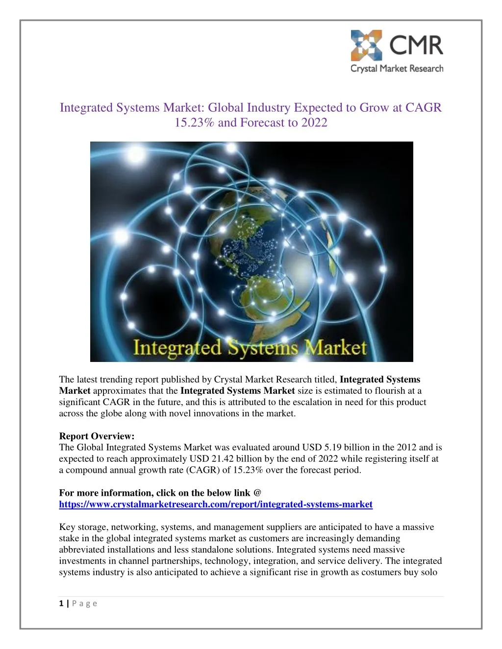 integrated systems market global industry