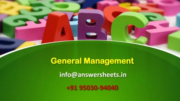 general management info@answersheets in 91 95030 94040
