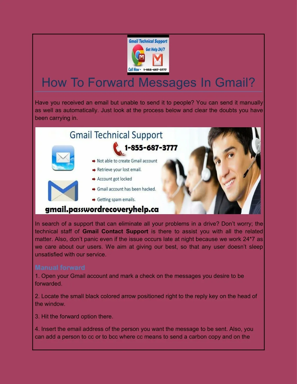 how to forward messages in gmail