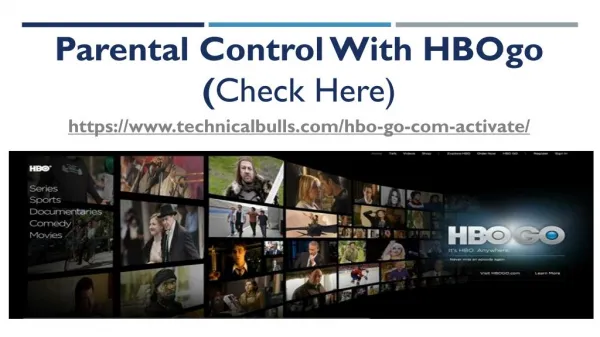 Parental Control With HBOgo (Check Here)