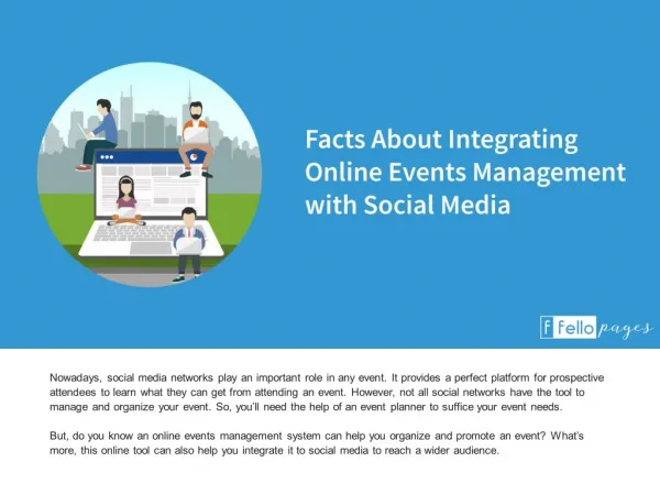 Facts About Integrating Online Events Management With Social Media