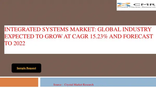 Integrated Systems Market is anticipated to reach approximately USD 21.42 billion by 2022