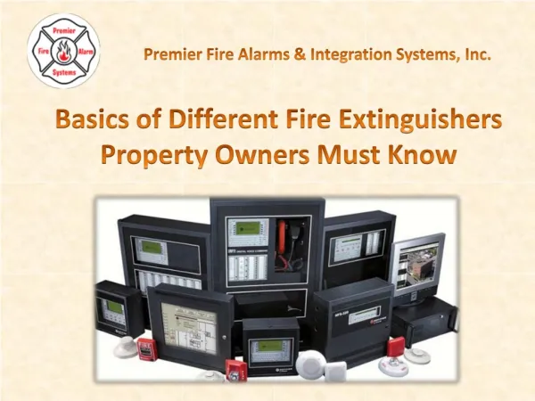 Basics of Different Fire Extinguishers Property Owners Must Know