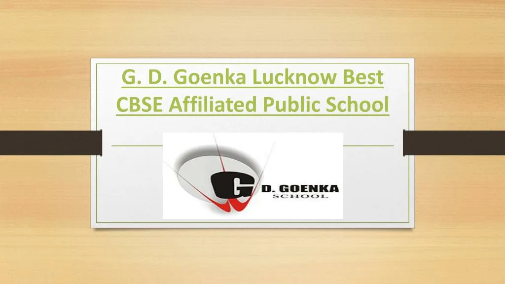 g d goenka lucknow best cbse affiliated public school
