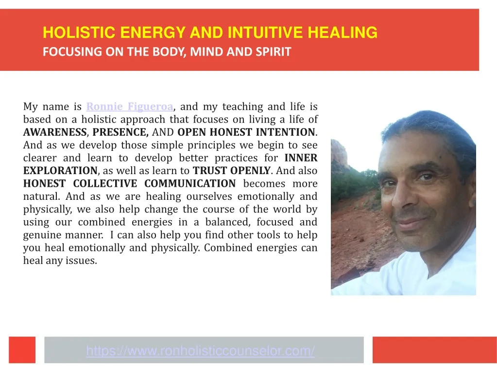 holistic energy and intuitive healing focusing