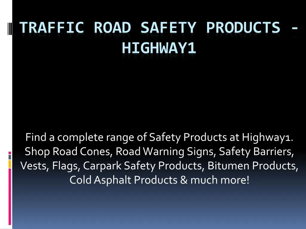 traffic road safety products highway1