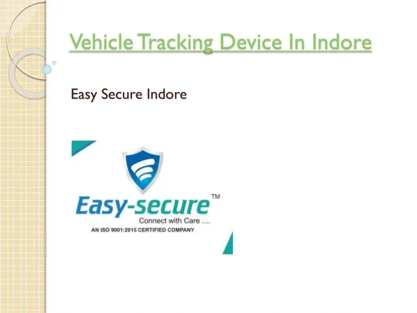 Vehicle Tracking Device In Indore