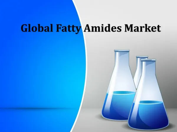 Global Fatty Amides Market, Forecast to 2022