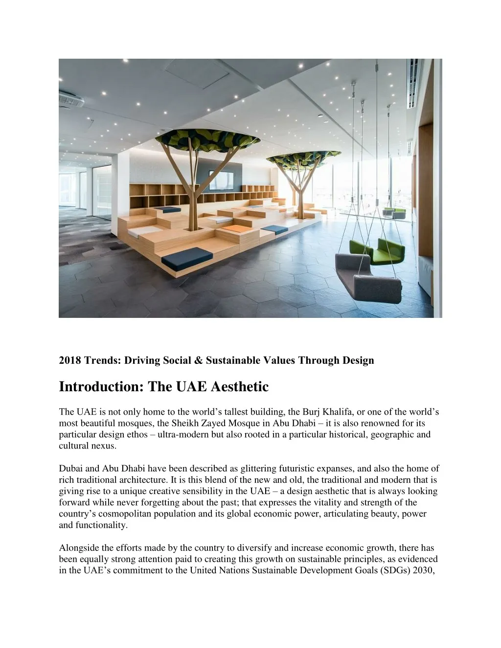 introduction the uae aesthetic