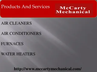 Products and services - slide 1