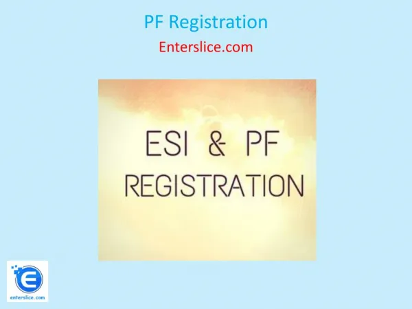 PF Registration