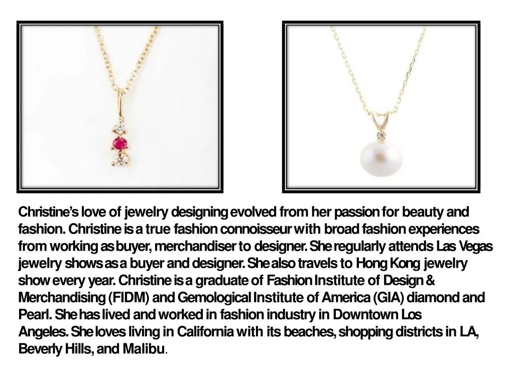 christine s love of jewelry designing evolved