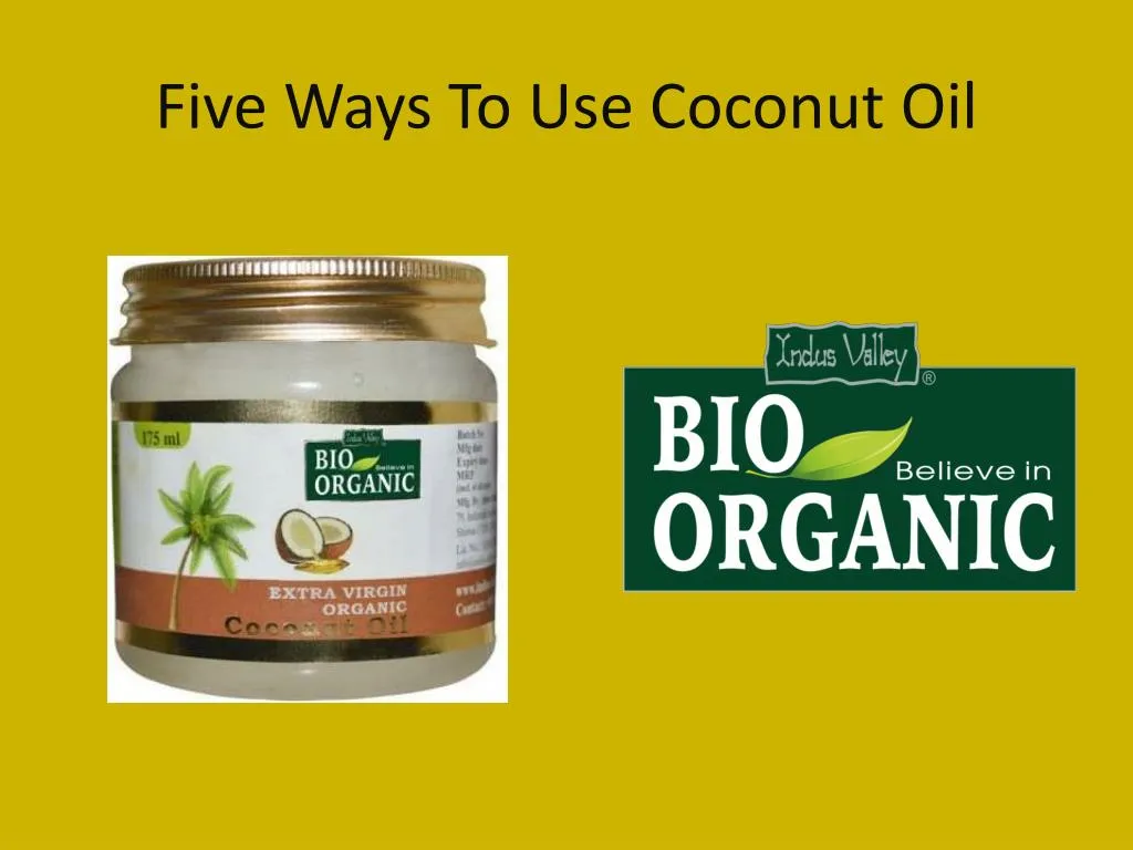 five ways to use coconut oil