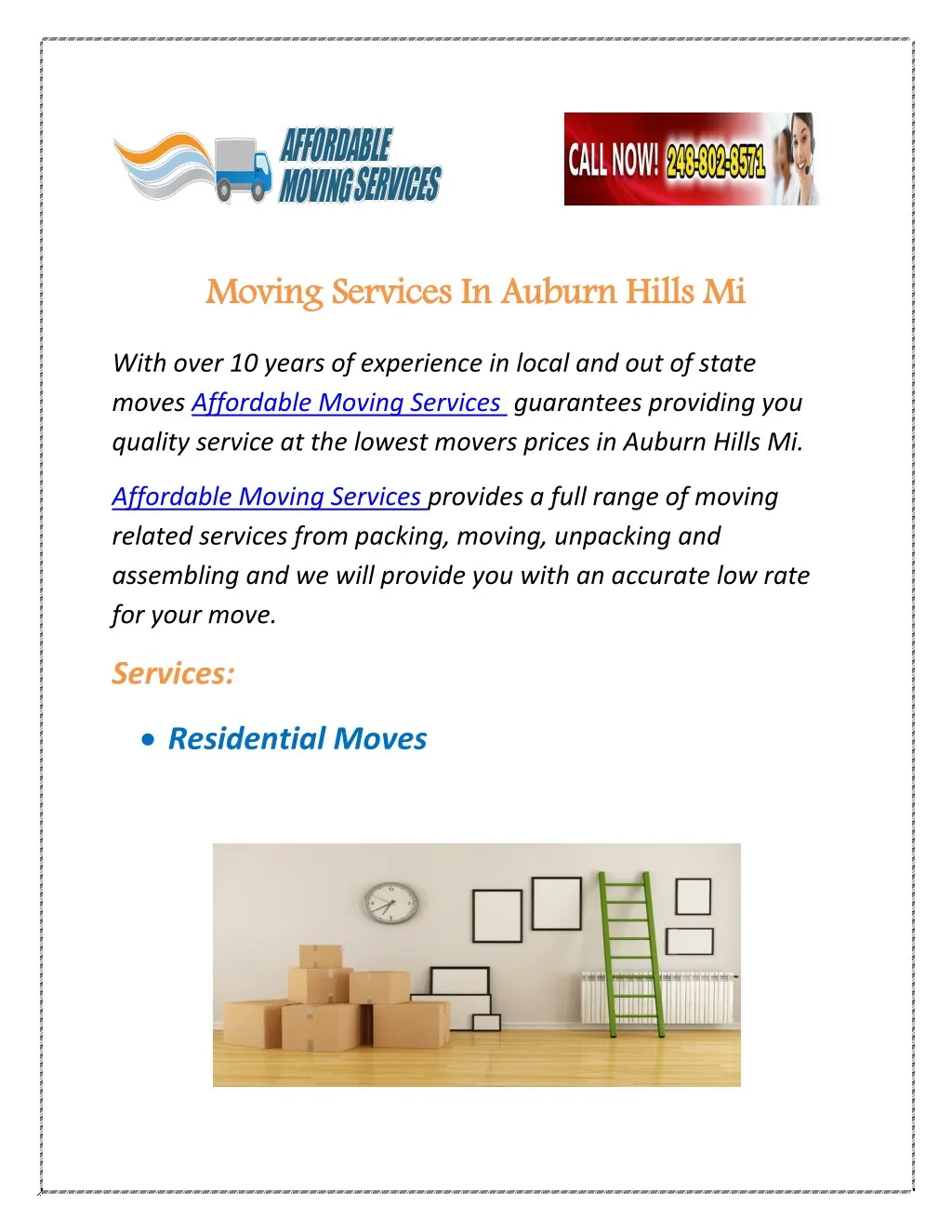 moving services in auburn hills mi