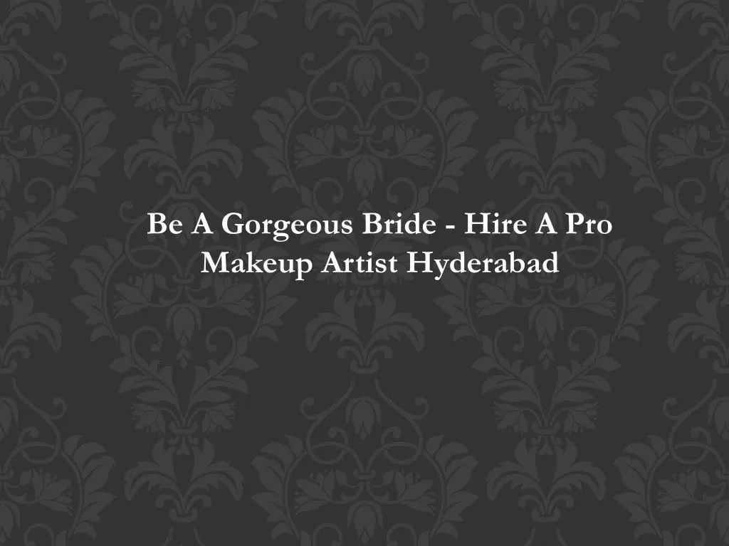be a gorgeous bride hire a pro makeup artist