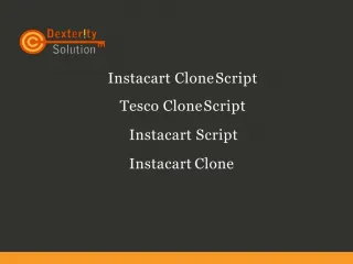 Grofers Clone - Grofers Script | Instacart Clone Script