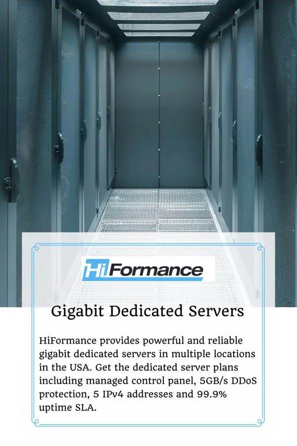 Gigabit Dedicated Servers