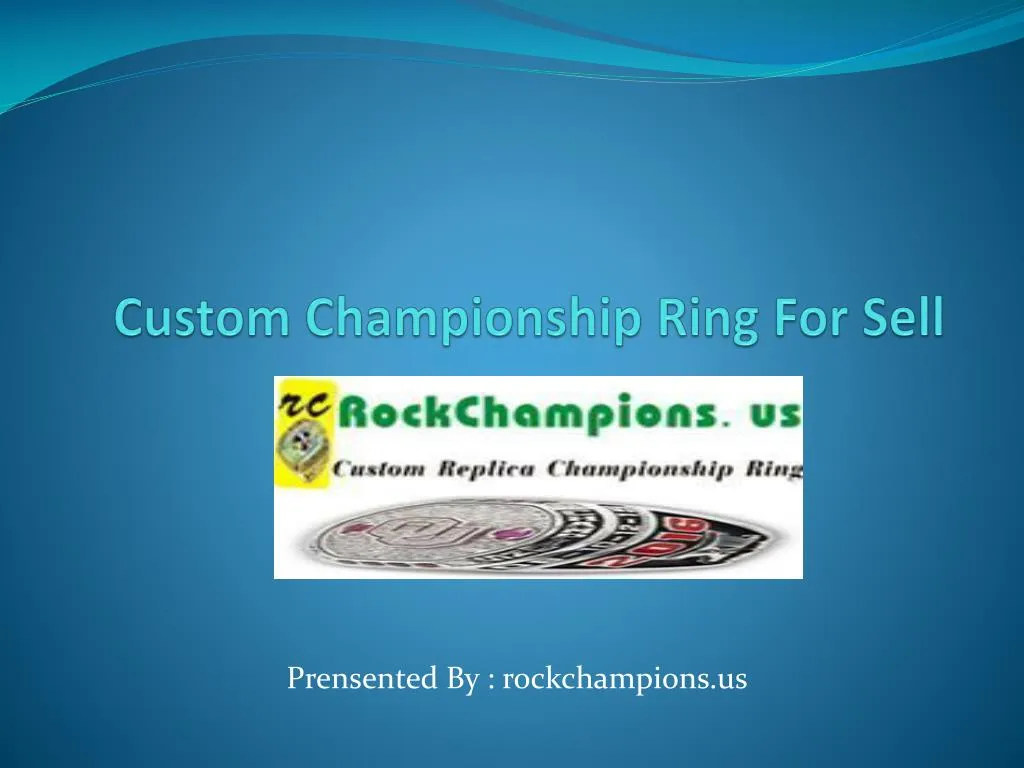custom championship ring for sell