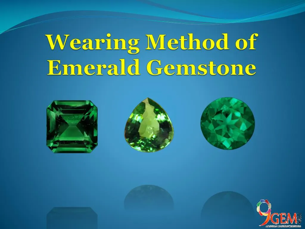 wearing method of emerald gemstone