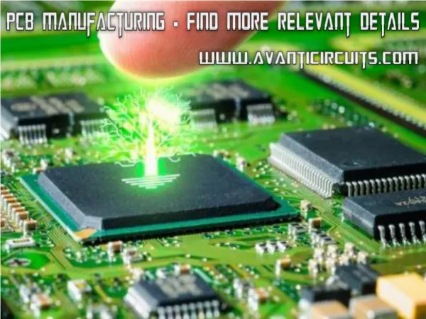 PCB Manufacturing - Find More Relevant Details