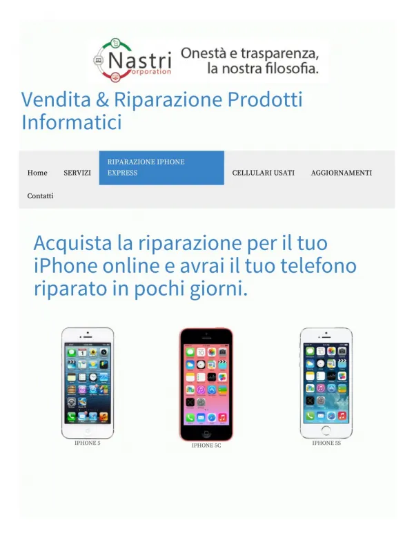 vendita riparazione prodotti informatici