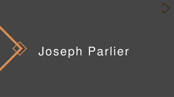 Joe Parlier - Experienced Professional From Tennessee