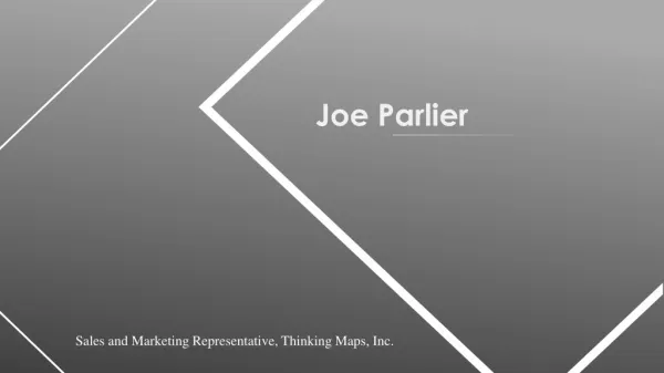 Joe Parlier - Sales and Marketing Representative From Mt. Juliet