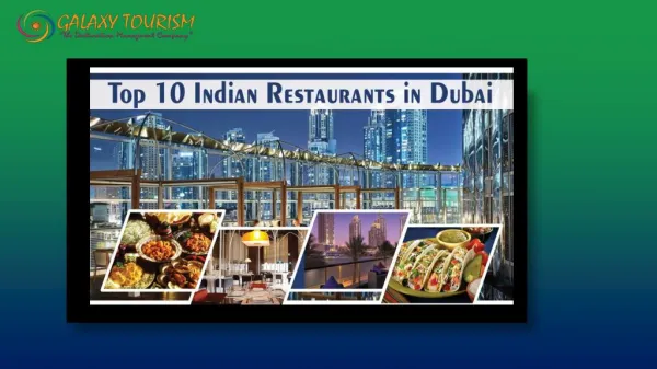 Top 10 Indian Restaurants in Dubai