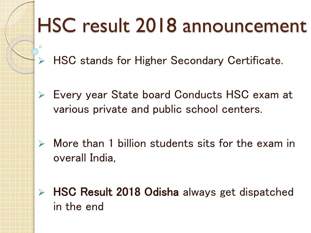 hsc result 2018 announcement