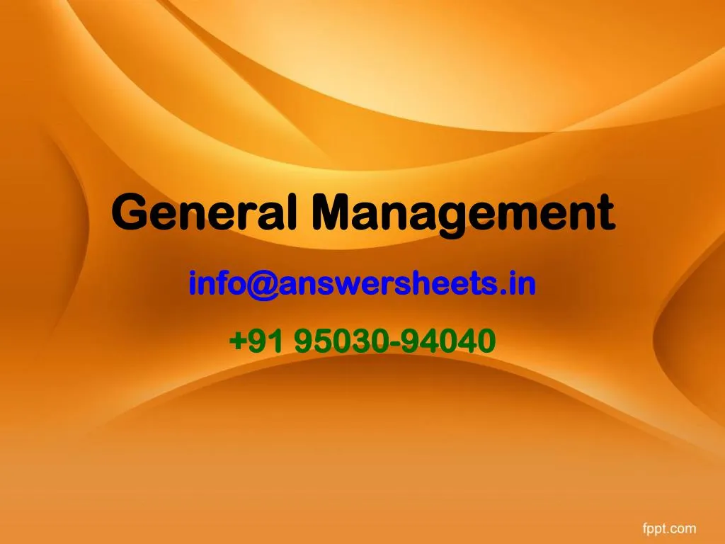 general management info@answersheets in 91 95030 94040