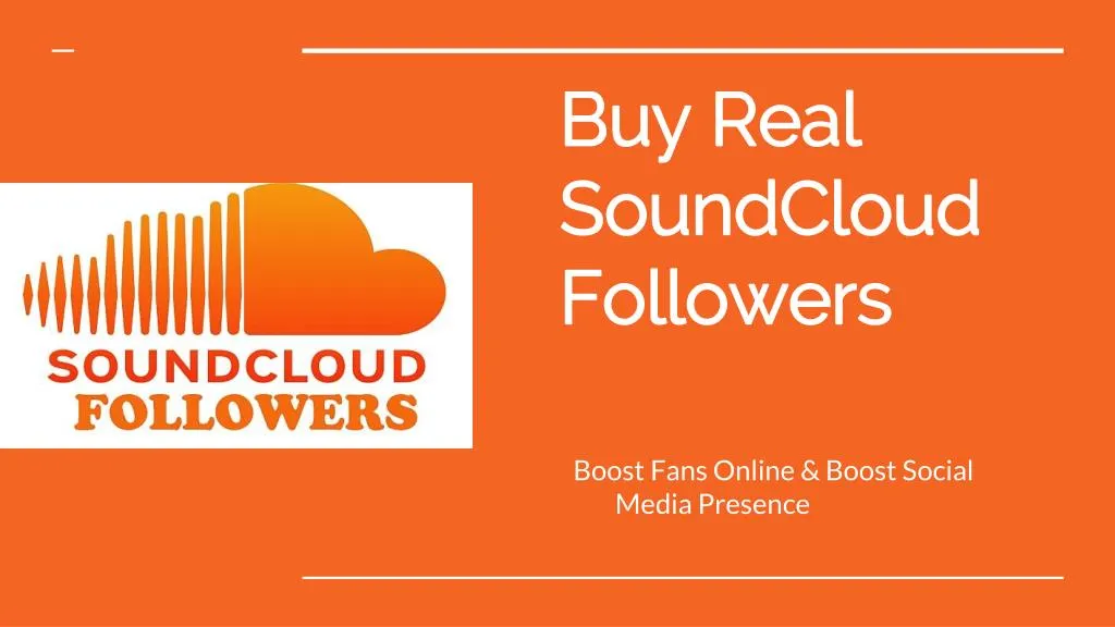 buy real soundcloud followers
