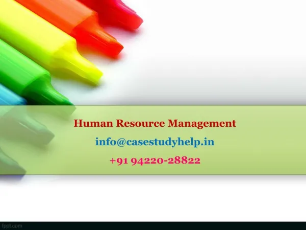human resource management info@casestudyhelp in 91 94220 28822