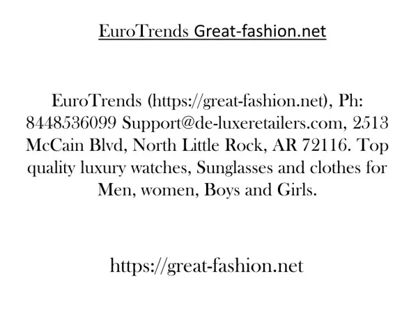 Great-fashion.net EuroTrends