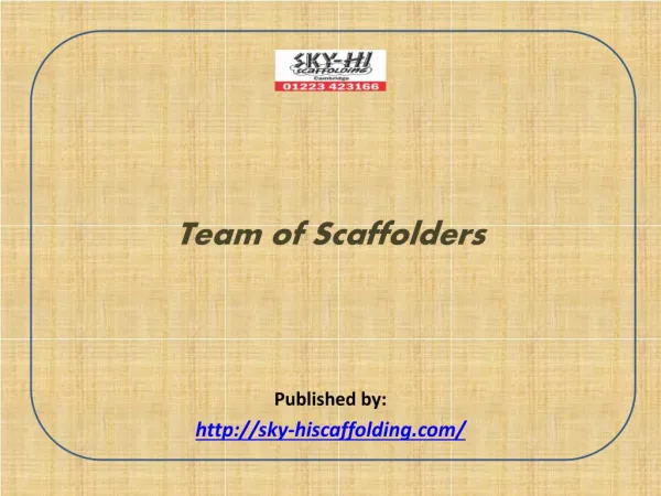 Team of Scaffolders