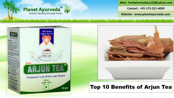 Top 10 Health Benefits of Arjun Tea | Natural Source of CO Q10