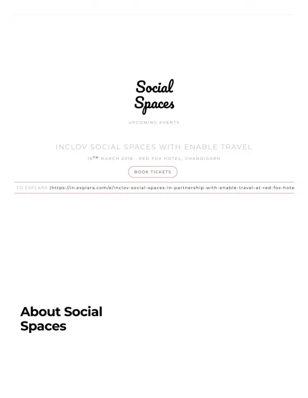 Social Spaces Delhi Express