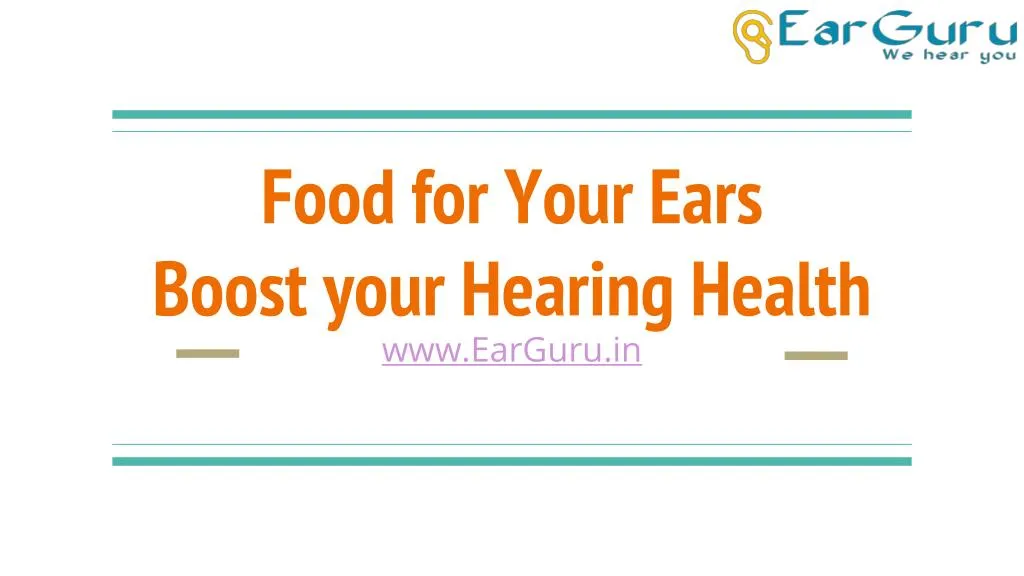 food for your ears boost your hearing health