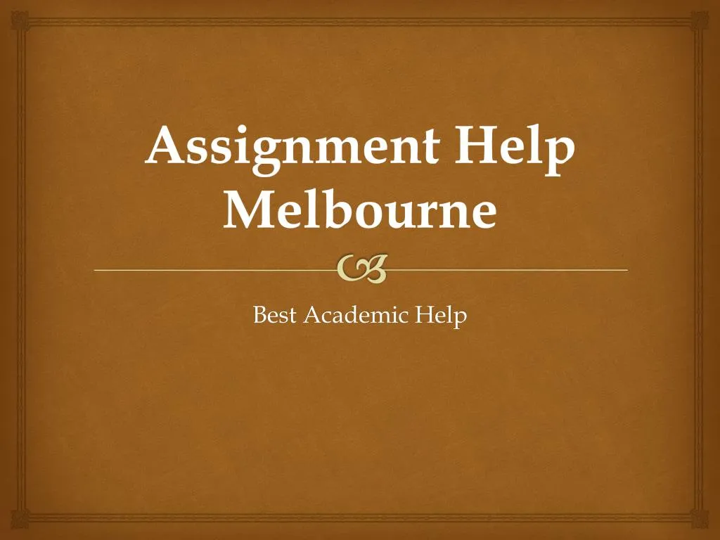 assignment help melbourne