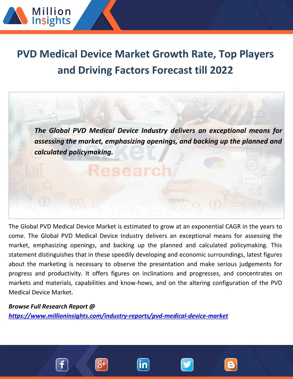 pvd medical device market growth rate top players
