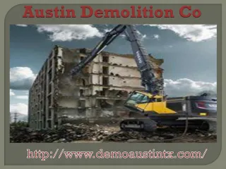 Dallas Texas Demolition - slide 1