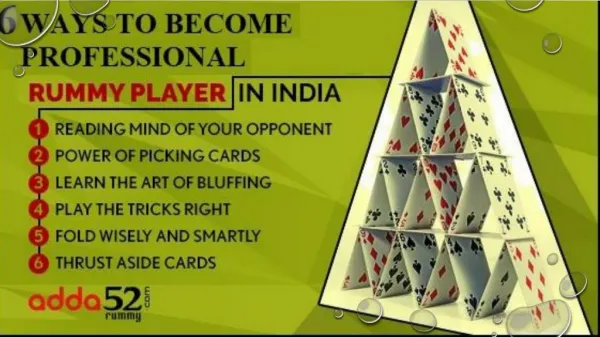 Six Ways to Become A Professional Rummy Player in India