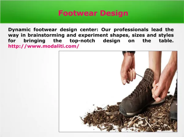 footwear design