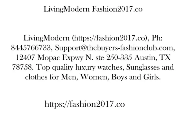 Fashion2017.co Ph 844-576-6733