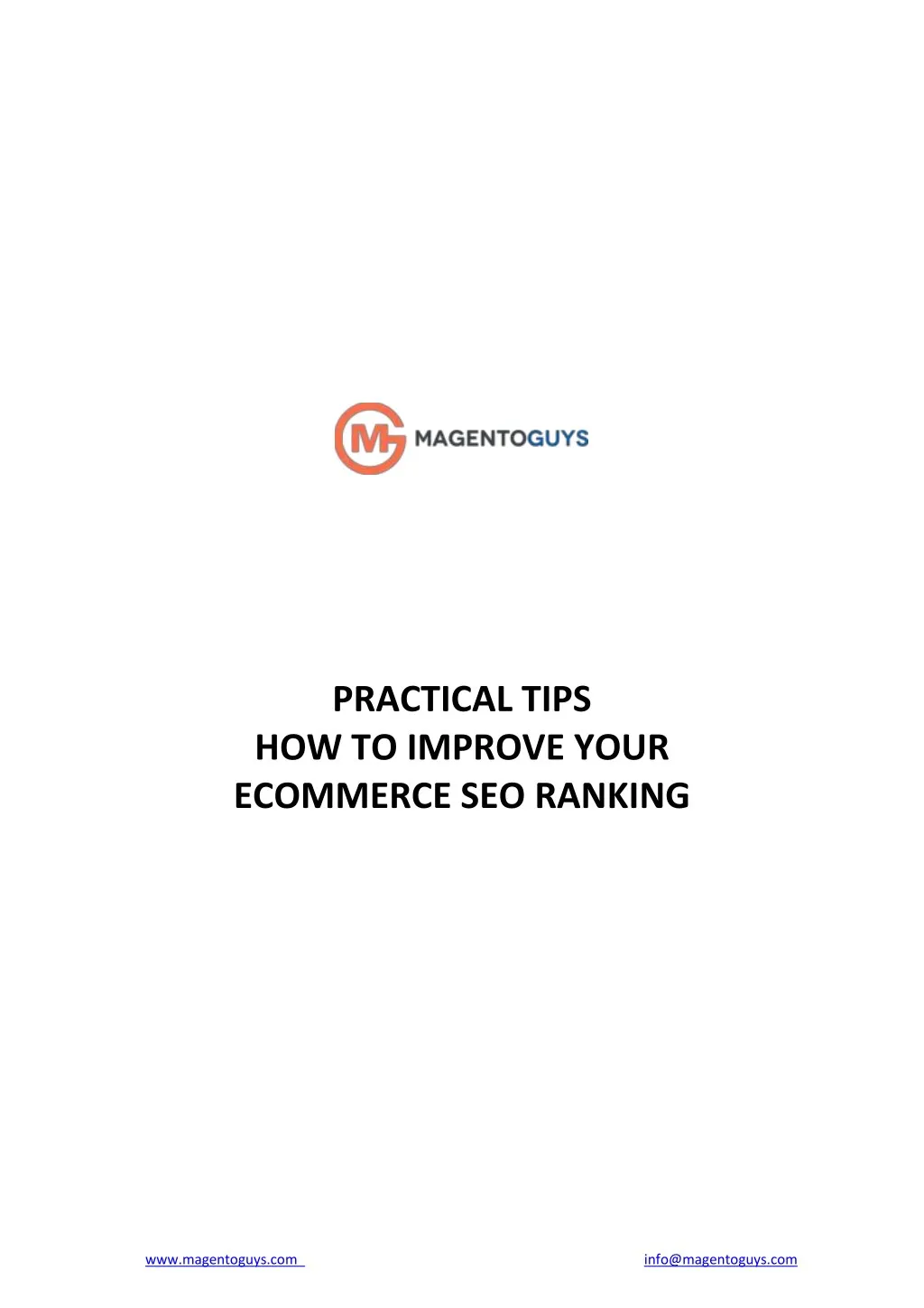 practical tips how to improve your ecommerce