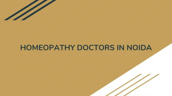 Best Homeopathy doctors in noida