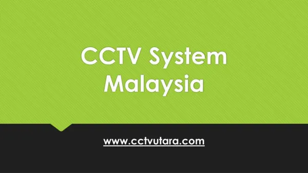 CCTV System Malaysia