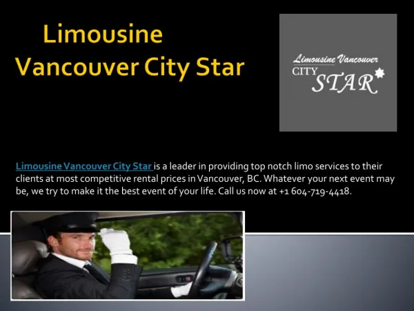 Corporate Limo Vancouver