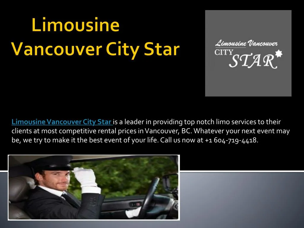 limousine vancouver city star